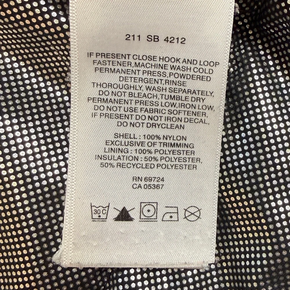 Columbia: Kids Omni Heat Gray / Ivory Insulated Hooded Winter Jacket, Size 10/12